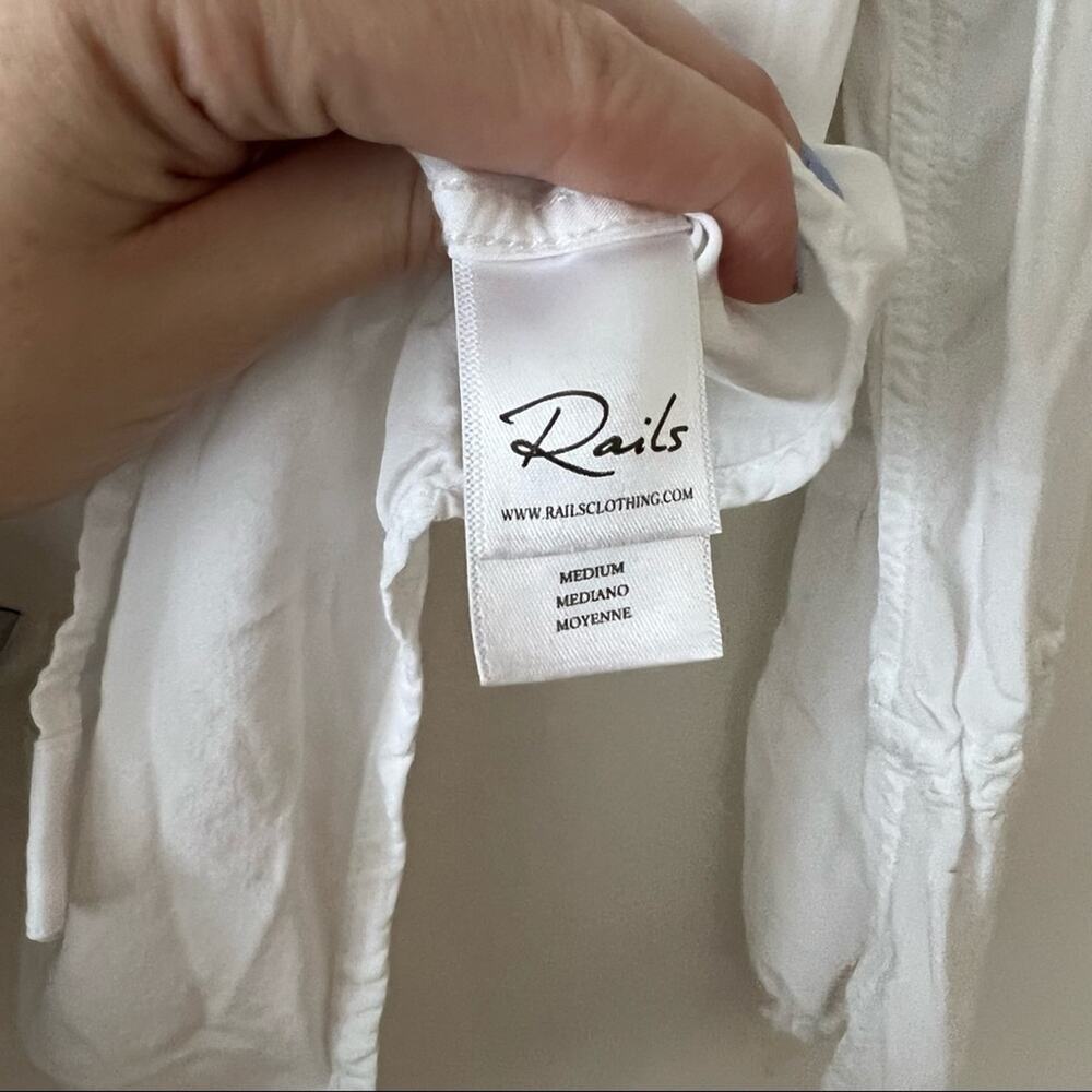 Rails Astrid Tied Flare Sleeve Button Down Blouse… - image 7